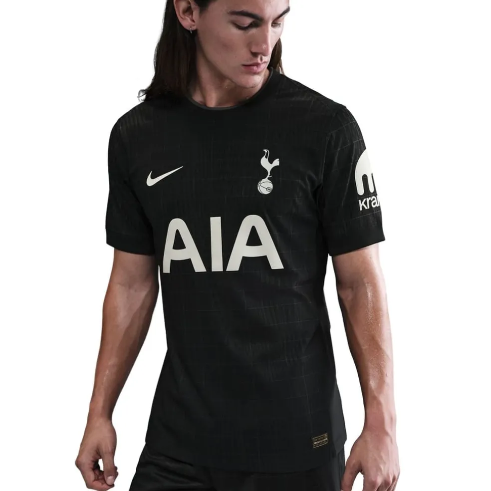 Nike Tottenham Hotspur Authentic Away Shirt 2025 2026 Adults in Black