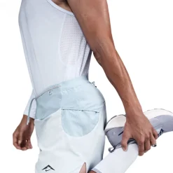 Nike Trail 5 Inch Logo Print Athletic Shorts in Blue