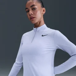 Nike Vctry HalF-Zip Top Ld61 in Grey