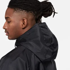 Nike Windrunner Hooded Windbreaker Jacket in Black