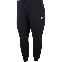 Nike Womens + Club Closed Hem Jogging Pants in Black
