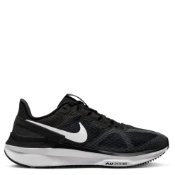 Nike Womens Air Zoom Structure 25 Road Running Shoes in Black