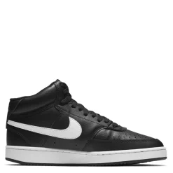Nike Womens Court Vision Mid Hi Tops in Black