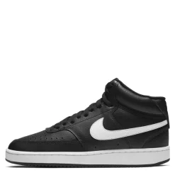Nike Womens Court Vision Mid Hi Tops in Black