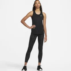 Nike Womens Dri Fit Racerback Tank in Black