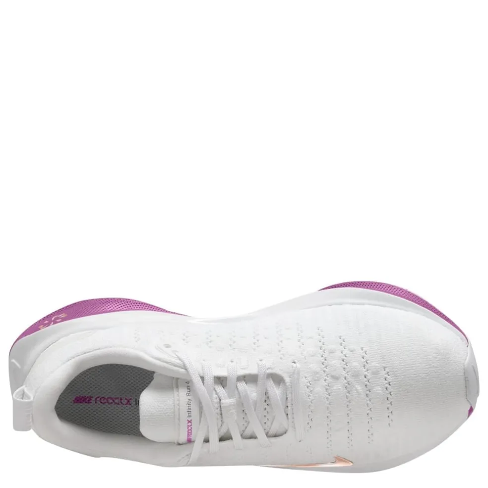 Nike Womens Infinity Rn 4 Road Running Shoes in White