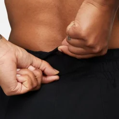 Nike Womens One Dri Fit Mid Rise 3 2 In 1 Shorts in Black