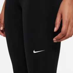 Nike Womens Pro Mid Rise Mesh Panelled Leggings in Black