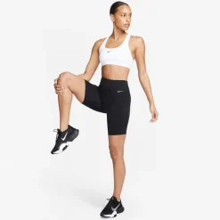 Nike Womens Pro Swoosh Medium Support Sports Bra in White