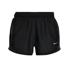 Nike Womens Tempo Dri Fit Mid Rise Brief Lined Running Shorts in Black