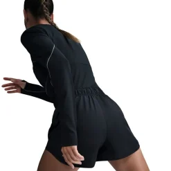 Nike Womens Tempo Dri Fit Mid Rise Brief Lined Running Shorts in Black