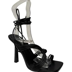 No Doubt Doub Strap Sndl in Black