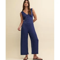 Nobodys Child Clio Jumpsuit in Blue