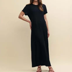 Nobodys Child Dustin Maxi Jersey Dress in Black