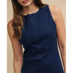Nobodys Child Farringdon Midi Bodycon Dress in Blue