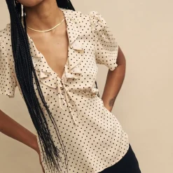 Nobodys Child Joely Blouse in Cream