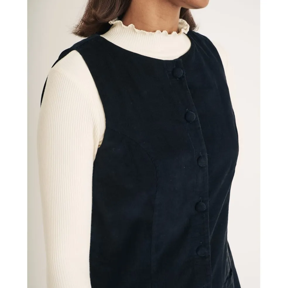 Nobodys Child Ned Crew Neck Mini A-Line Dress in Black