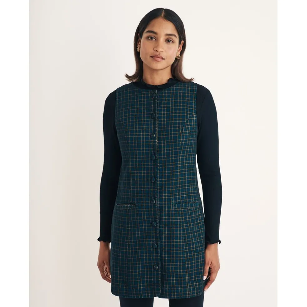 Nobodys Child Ned Crew Neck Mini A-Line Dress in Blue