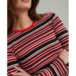 Nobodys Child Slim Fit Crew Neck Long Sleeve Sweater in Multi