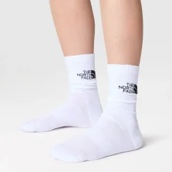 North Face Cush Crew Running Socks in White