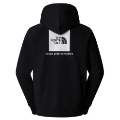 North Face Hooded Raglan Box Sweatshirt in Black