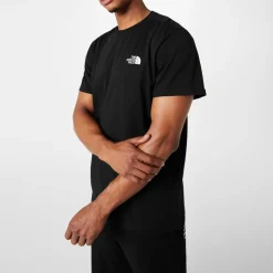 North Face Mens Simple Dome T-Shirt in Black