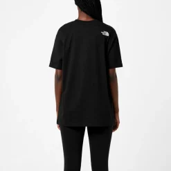 North Face Oversize Crew Neck Short Sleeve T-Shirt in Black