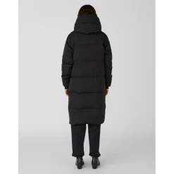 Object Louise Funnel Neck Relaxed Fit Coat in Black