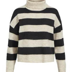 Object Nina Turtleneck Relaxed Fit Sweater in Beige