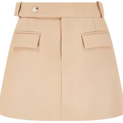 Odd Muse Om The Ultimate Muse Mini Skirt in Beige