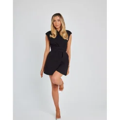 Odd Muse Om The Ultimate Muse Sleeveless Dress With Additional Belts in Black