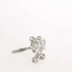 Off White Arrow Key Holder in Silver