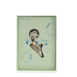 Off White Arrow Vulcanized Necklace in Silver