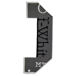 Off White Bookish Scarf in Black