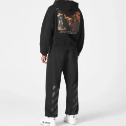 Off White Caravaggio Hoodie in Black