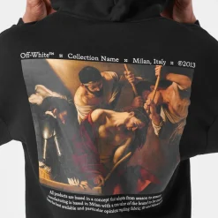 Off White Caravaggio Hoodie in Black