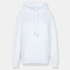 Off White Diag Rgulr Hoodyi in White