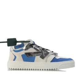 Off White Floating Arrow Trainers in White silver