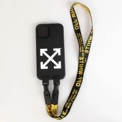 Off White Ind Belt iPhone 12 Pro Max Case in yellow black