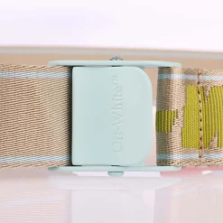 Off White Industrial Belt in Camel