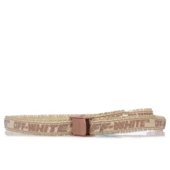 Off White Industrial Belt in Beige