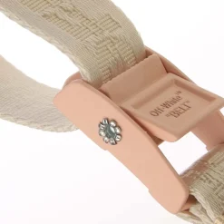 Off White Industrial Belt in White