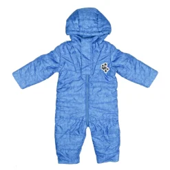 Off White Infants Allover Print Puffer Suit in Blue
