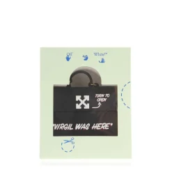 Off White Jitney Airpods Pro Case in Black-White