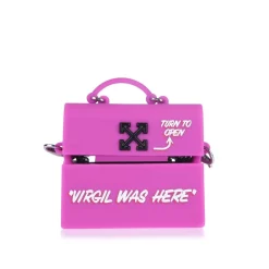 Off White Jitney Airpods Pro Case in Lilac