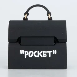 Off White Jitney Airpods Pro Case in Black