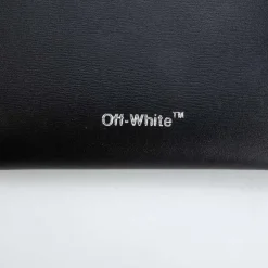 Off White Jitney French Wallet in Black