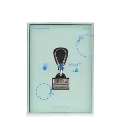 Off White Jitney Key Holder in Silver