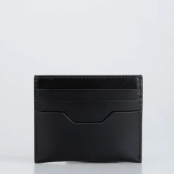 Off White Jitney Simple Card Case in Black