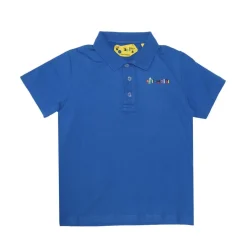 Off White Juniors Monster Polo Shirt in Blue-White